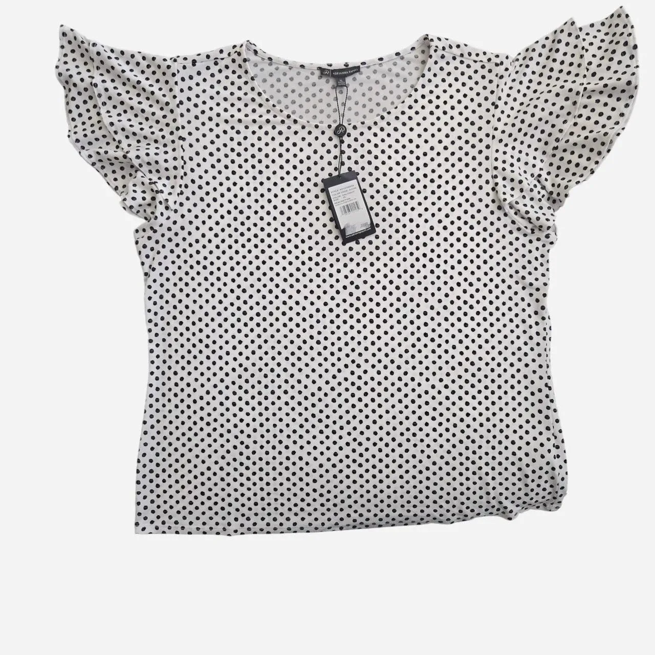 #Cleanout XL Adrianna Papell polka dot blouse image indicator(2)