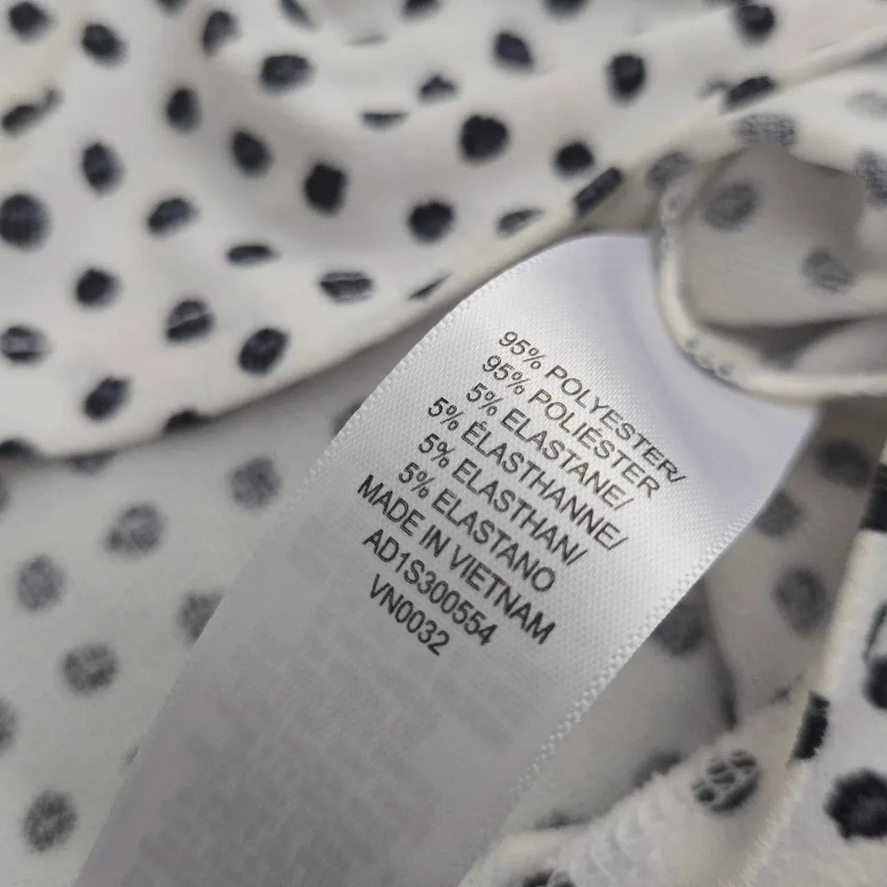 #Cleanout XL Adrianna Papell polka dot blouse image indicator(5)