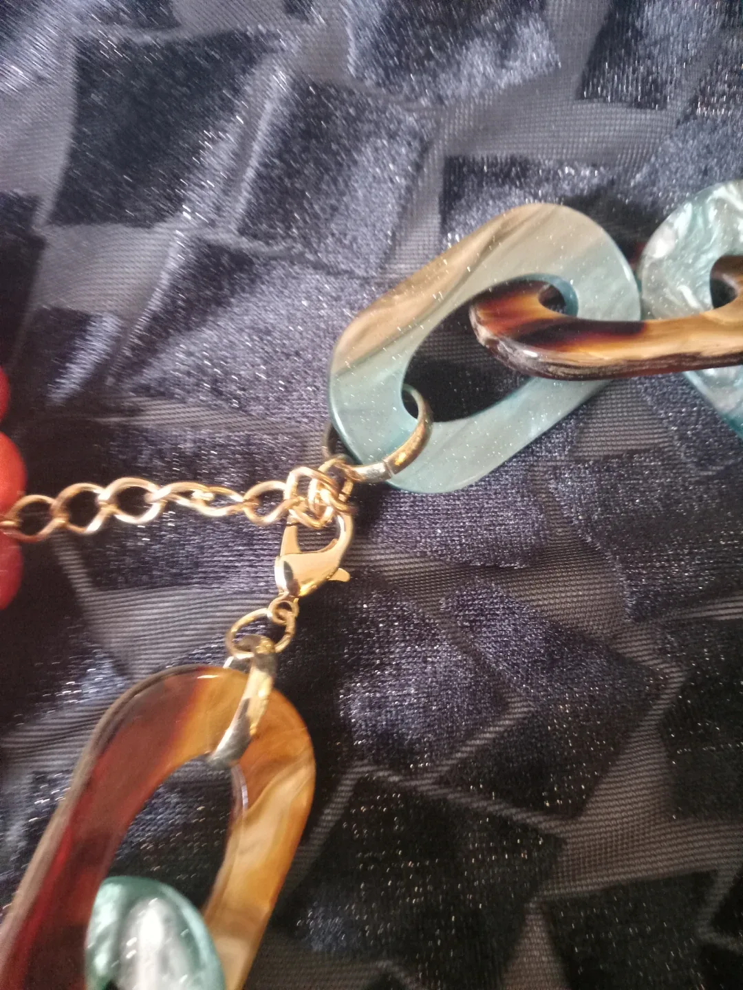 Necklace Bundle - Red Beaded & Chain image indicator(5)