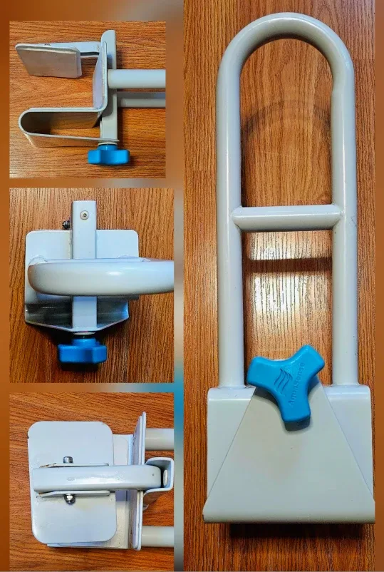 Adjustable Bathtub Grab Bar ♻️ #cleanout