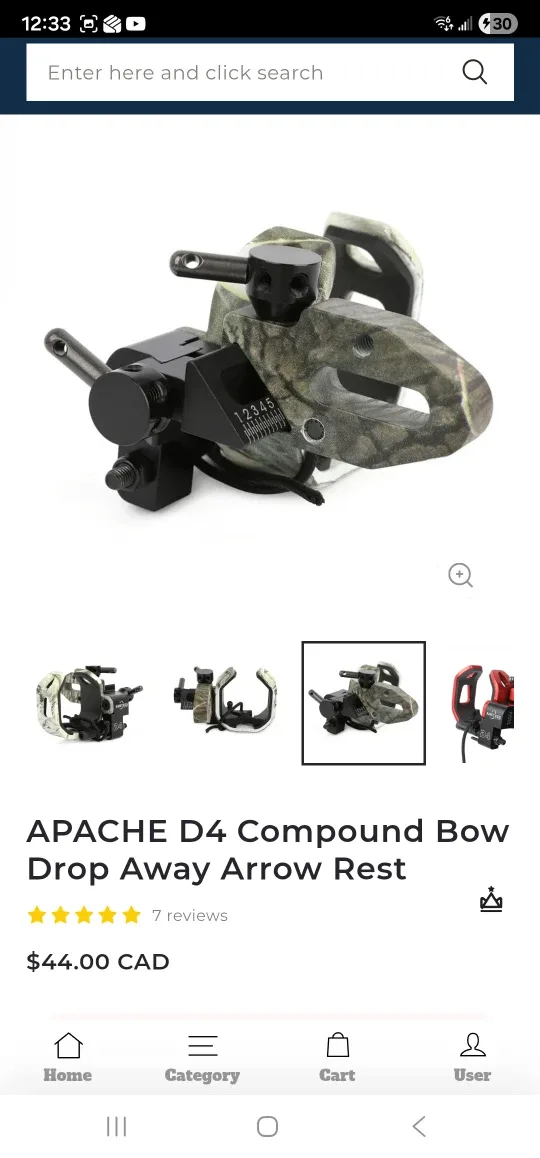 AMEYXGS APACHE D4 Compound Bow Arrow Rest - New image indicator(2)