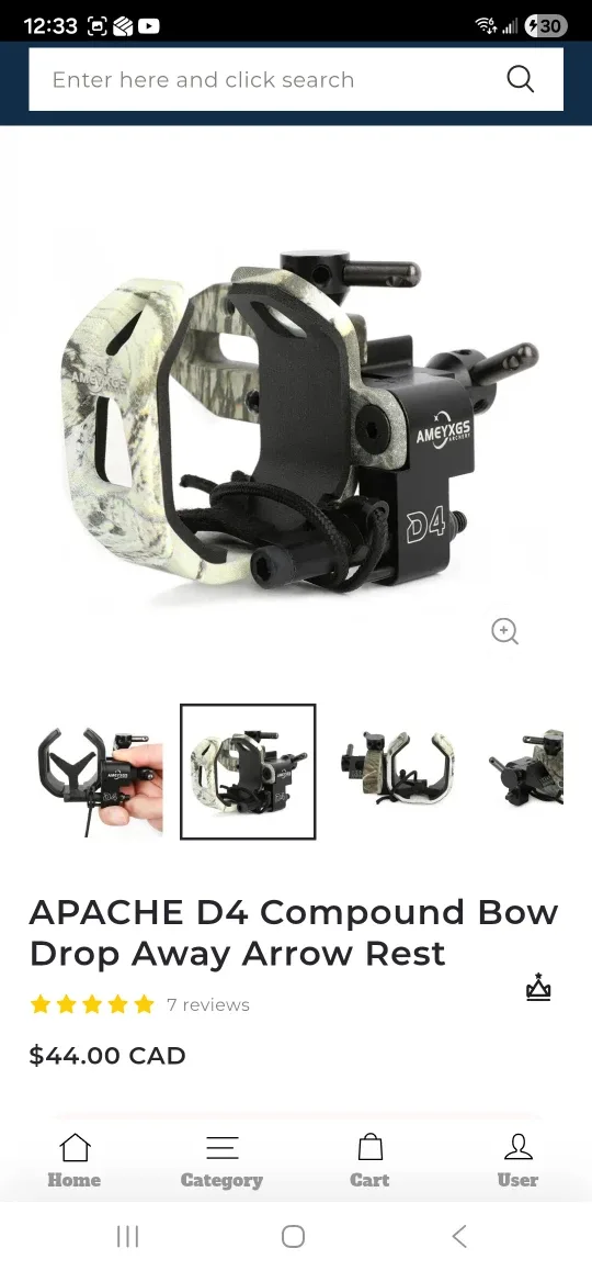 AMEYXGS APACHE D4 Compound Bow Arrow Rest - New image indicator(4)