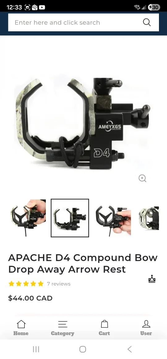 AMEYXGS APACHE D4 Compound Bow Arrow Rest - New image indicator(5)