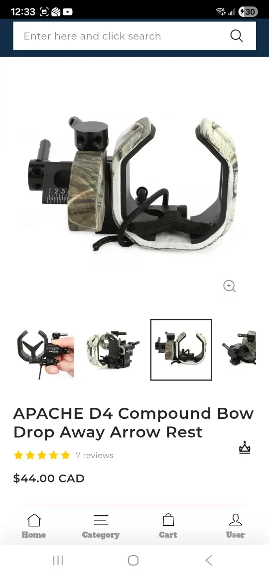 AMEYXGS APACHE D4 Compound Bow Arrow Rest - New image indicator(6)
