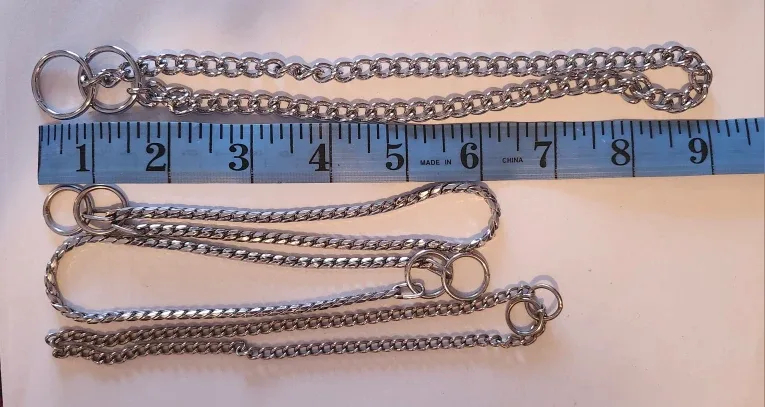 Free🥕- Choke chain collars for dogs or cats