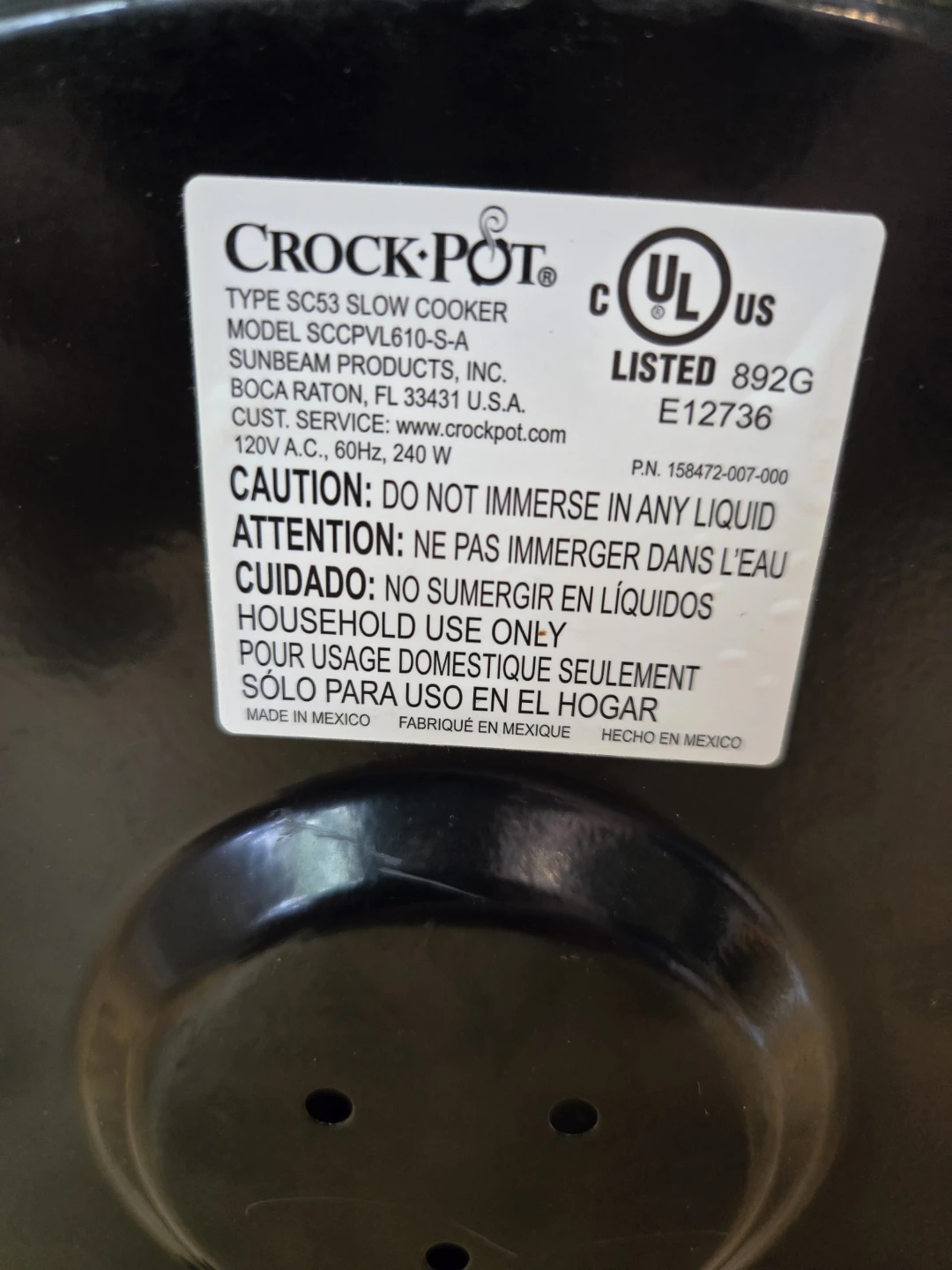Crock-Pot SCCPVL610-S-A Slow Cooker - photo 2
