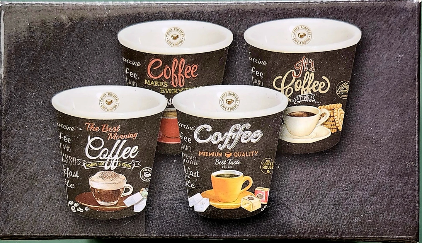 Bowring Coffee Espresso Cups - Set of 4