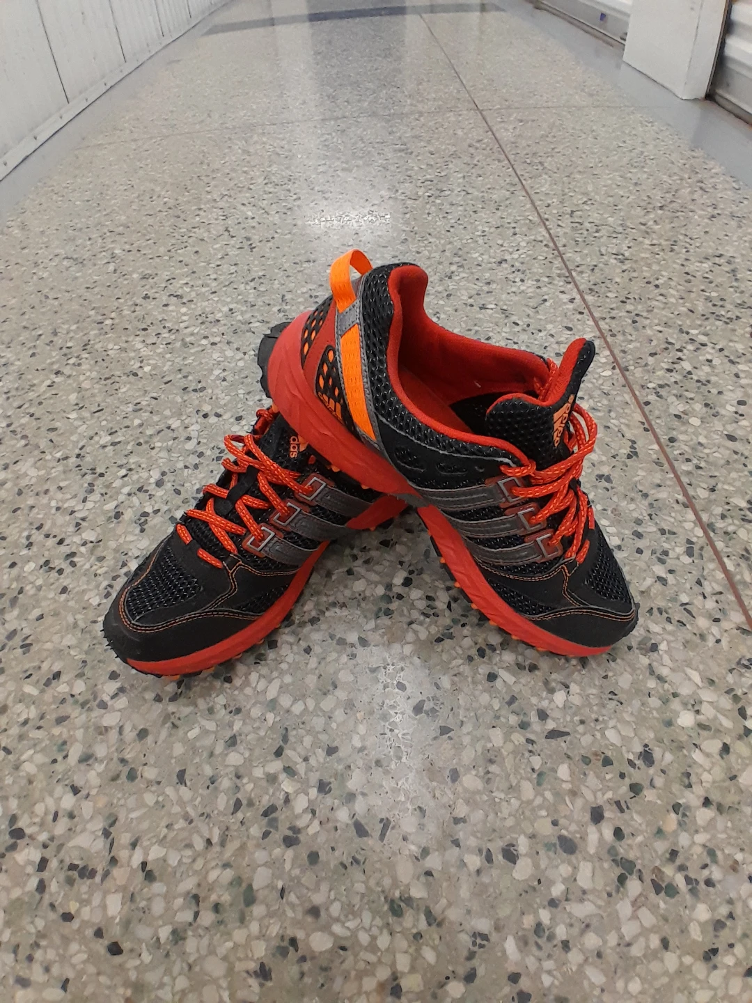 Adidas Trail Running Shoes - Black & Red Men's Size 9 - photo 5