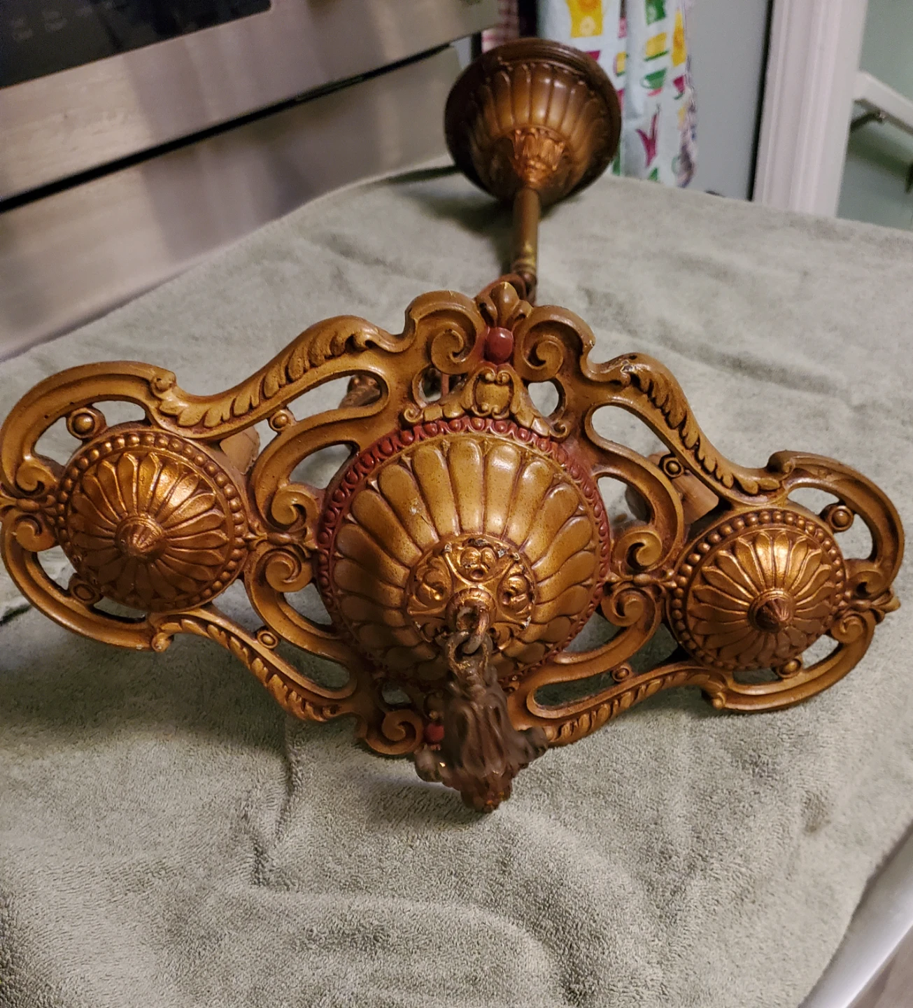 Ornate Vintage Chandelier - 29x14 - photo 2