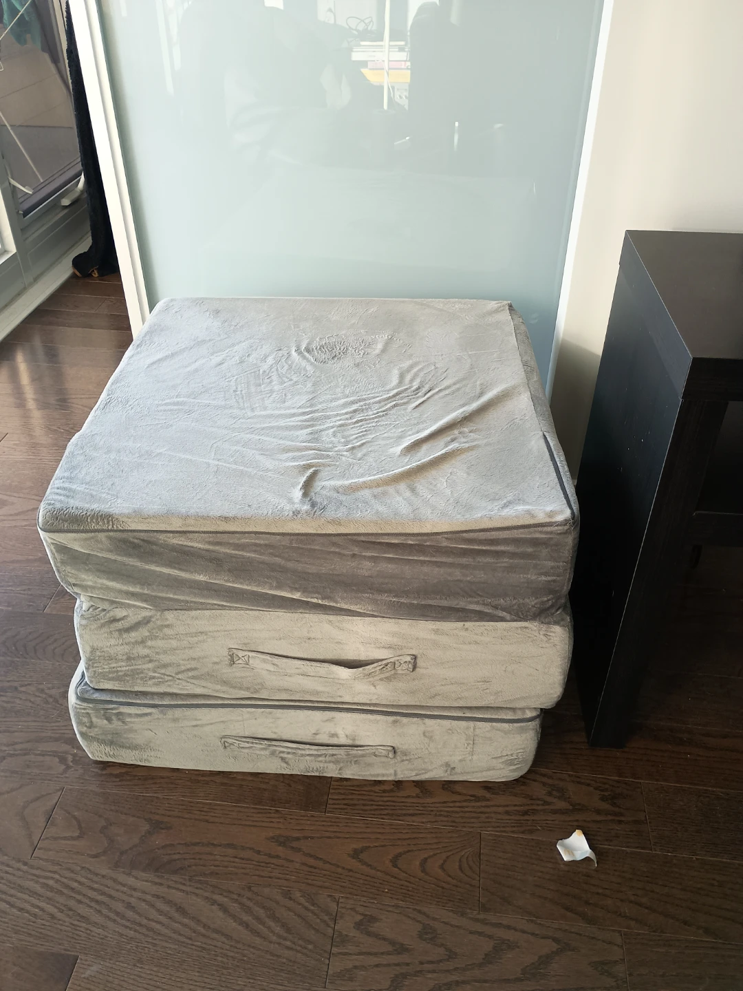 Foldable Grey Foam Sofa Bed Mattress
