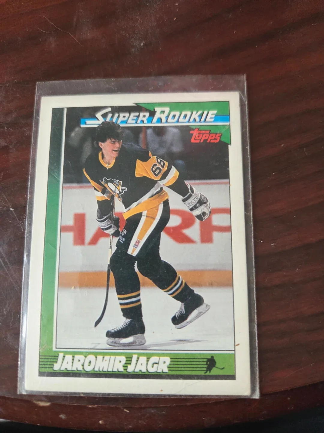 Jaromir Jagr Topps Super Rookie Card