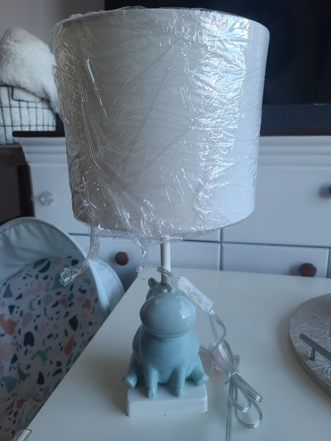 Hippo Table Lamp - Kids Room Decor