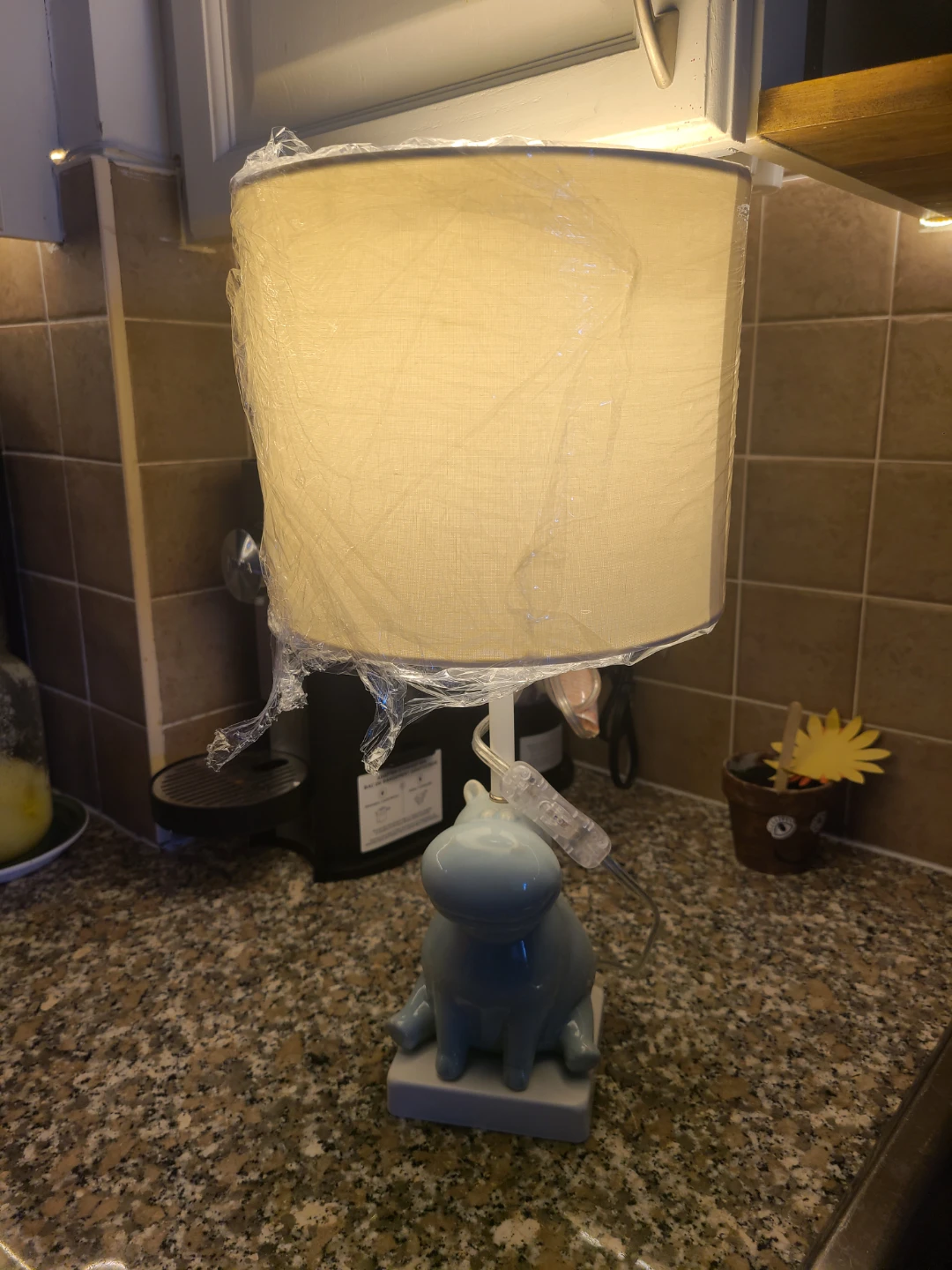 Hippo Table Lamp - Kids Room Decor - photo 2