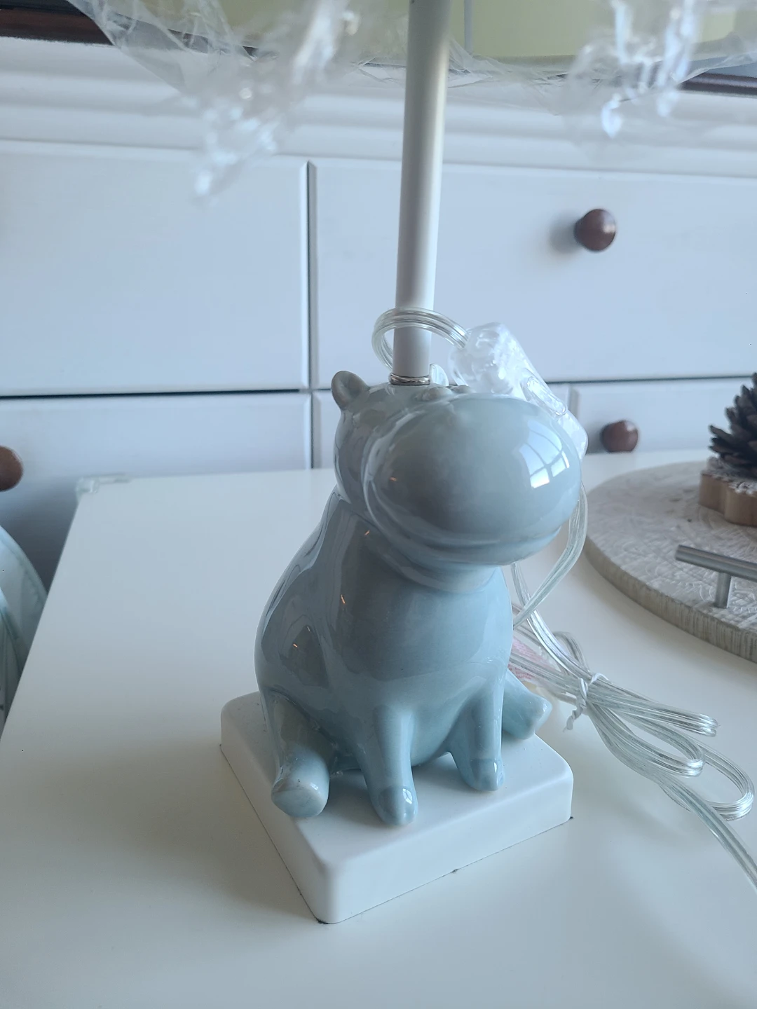 Hippo Table Lamp - Kids Room Decor - photo 3