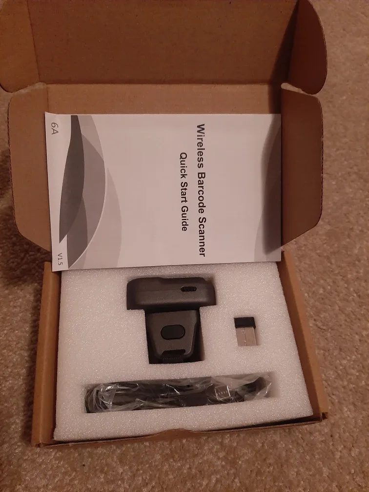 New iMarcone 2D Portable Finger Barcode Scanner image indicator(2)