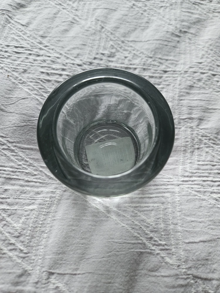 NEW Heavy Glass Candle Holder
