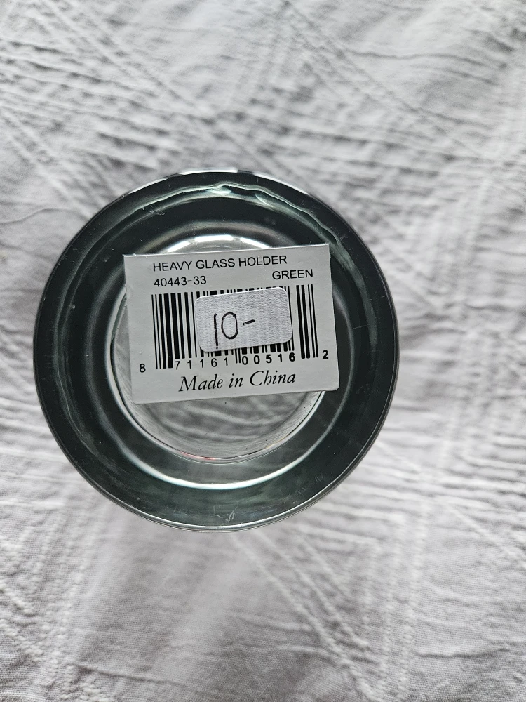 NEW Heavy Glass Candle Holder - photo 3