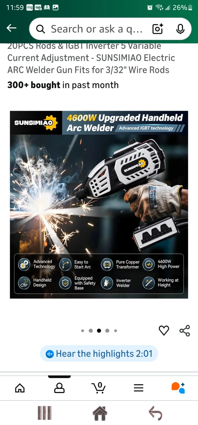 New Handheld Arc Welder - photo 4