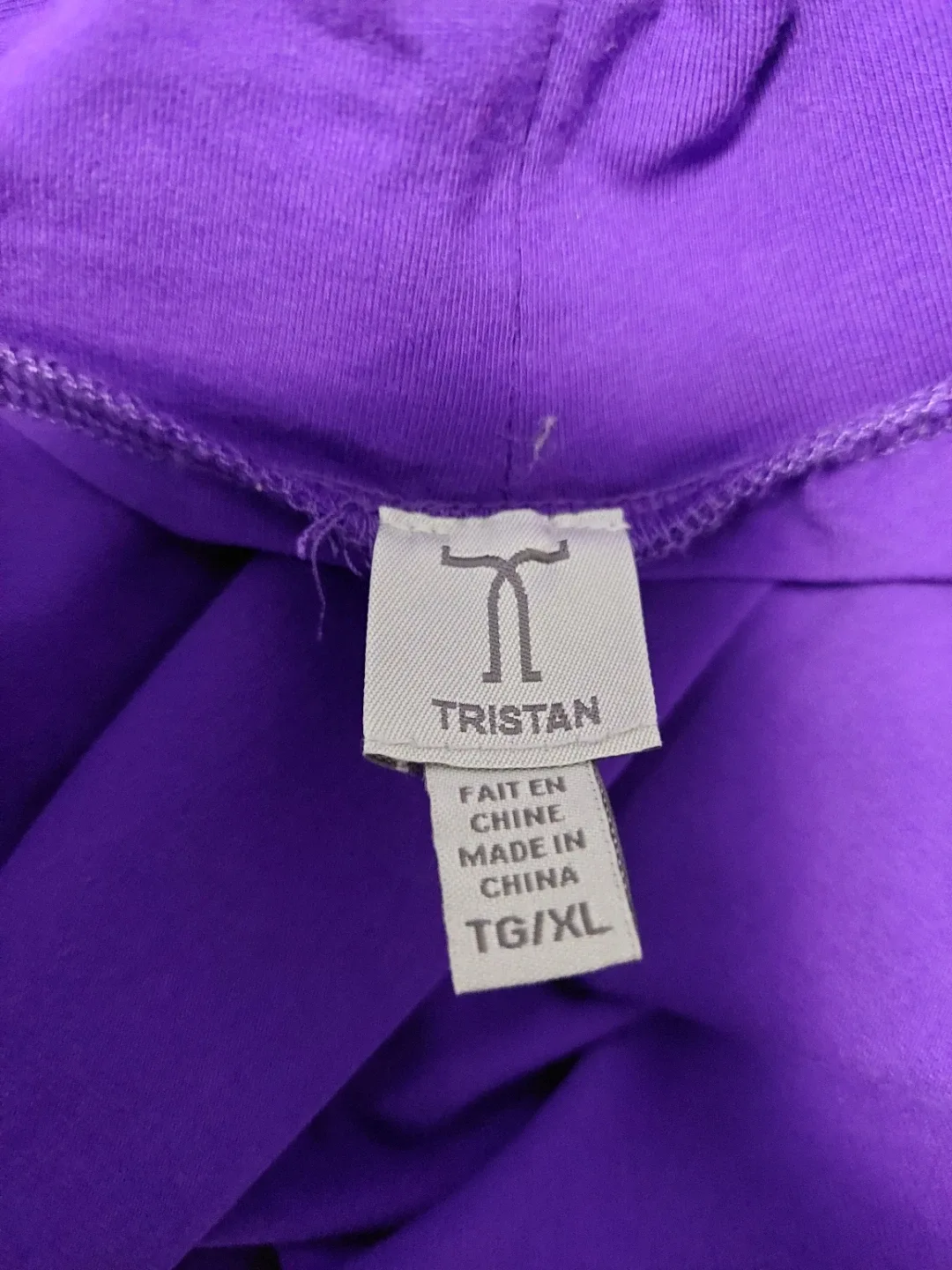 Tristan Purple Turtleneck Top - Size XL #Cleanout image indicator(4)