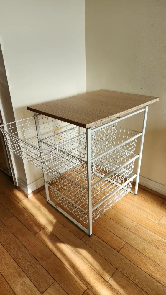 Basket drawer storage