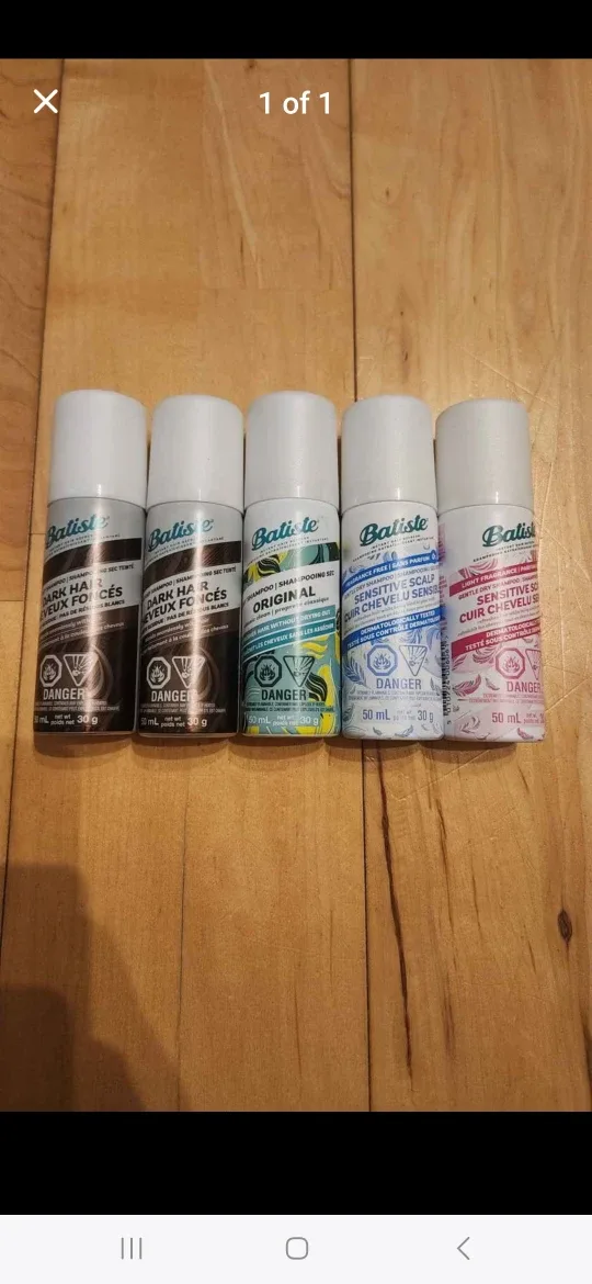 Batiste Dark Hair Dry Shampoo Sample