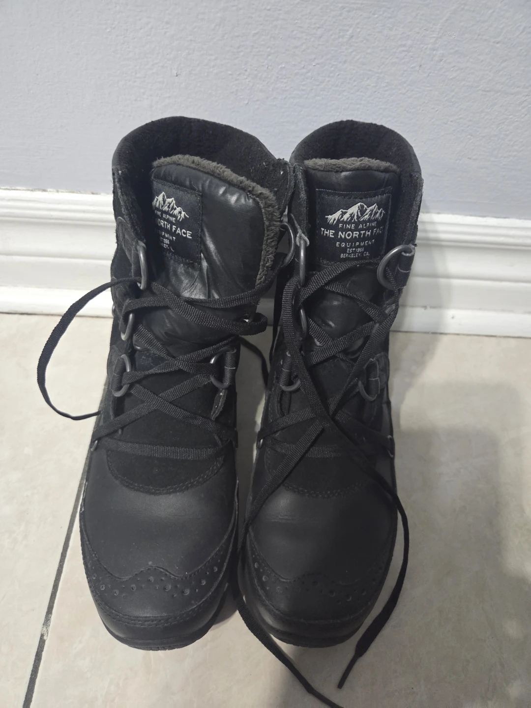 The North Face Black Winter Boots