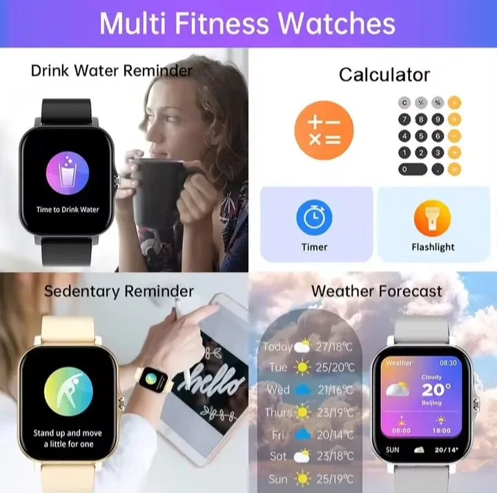 Smart Watch - HD Touch Screen image indicator(8)