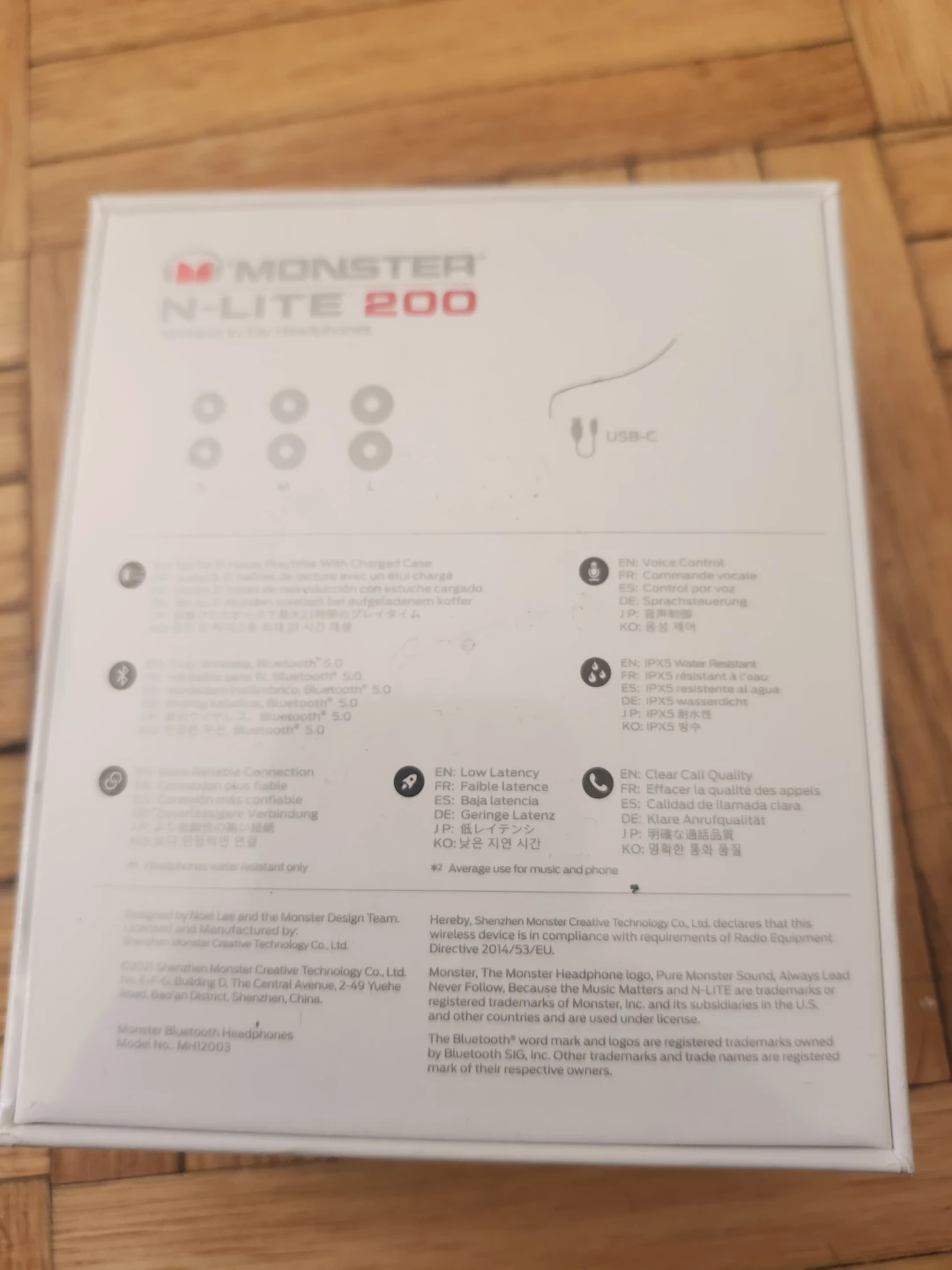 Monster N-Lite 200 Wireless In-Ear Headphones - New - photo 2