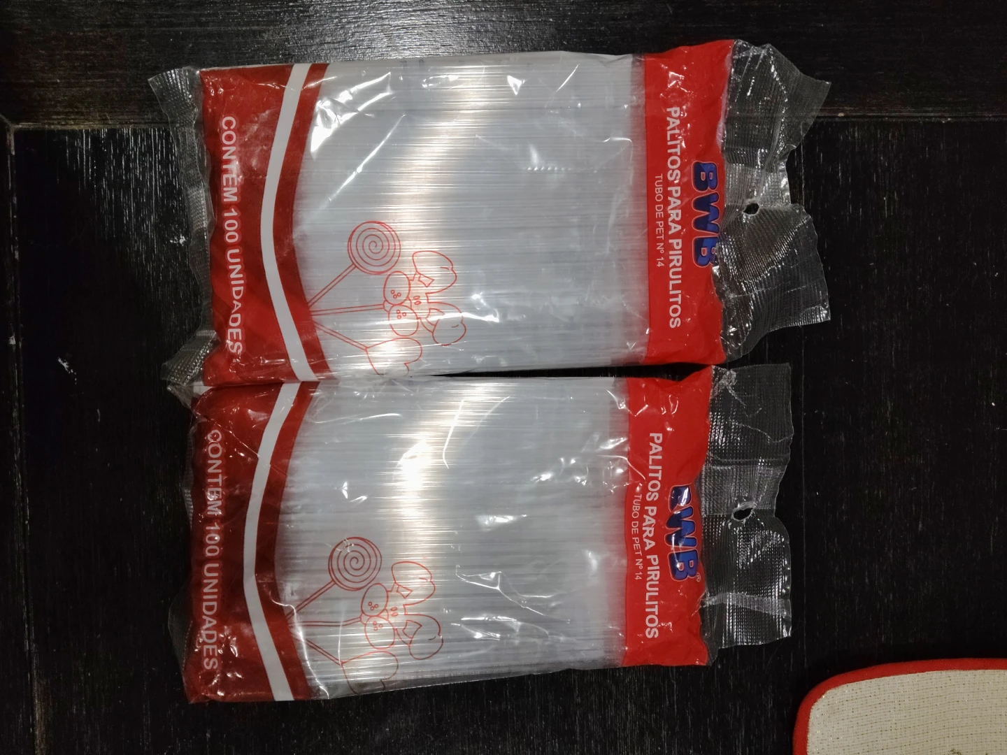 BWB Palitos Para Pirulitos - 2 Packs of 100