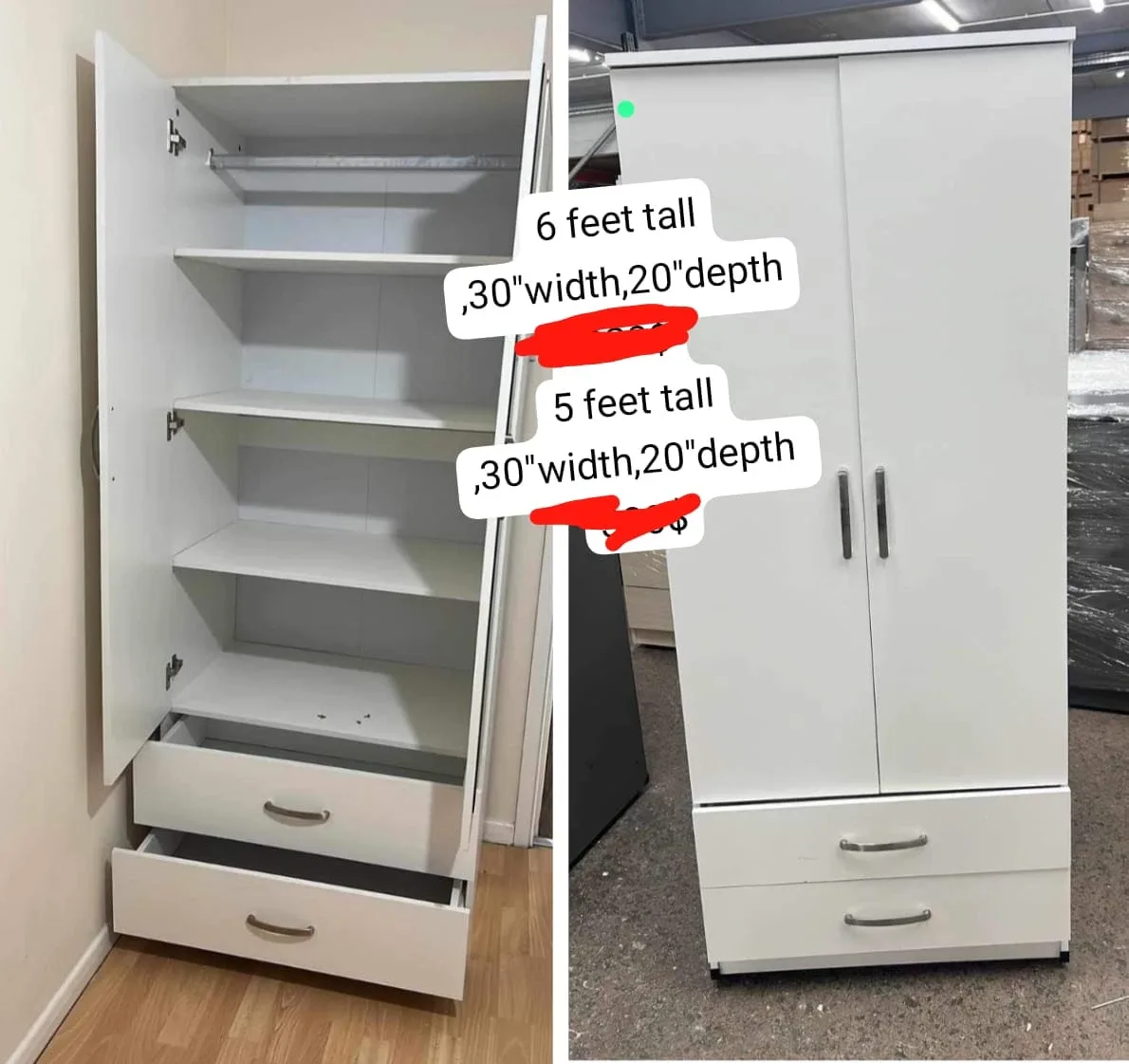 White Wardrobe Closets