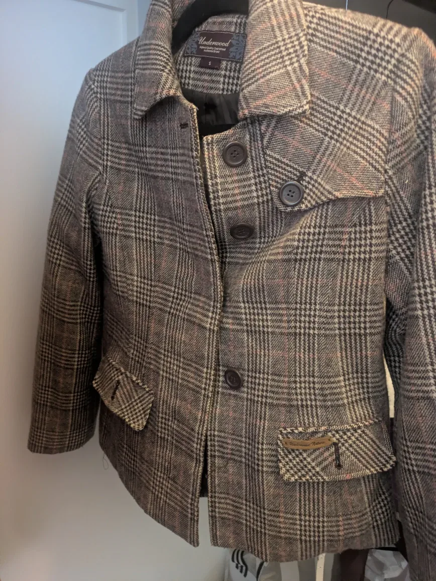 Underwood Plaid Blazer - Size Small