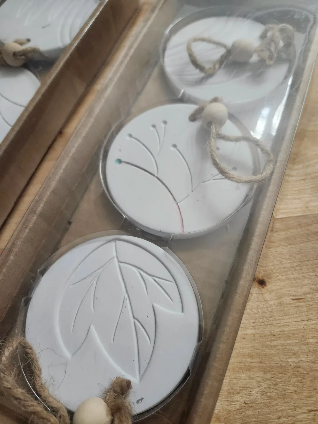 Paintable Christmas Tree Ornaments (3) sets of 3 each (9) total image indicator(3)