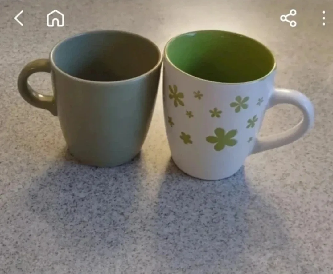 Two Cute Coffee Mugs - # cleanout