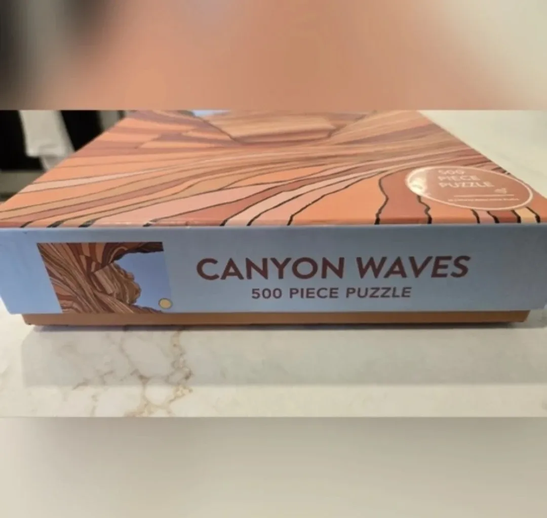 Canyon Waves 500 Piece Puzzle
