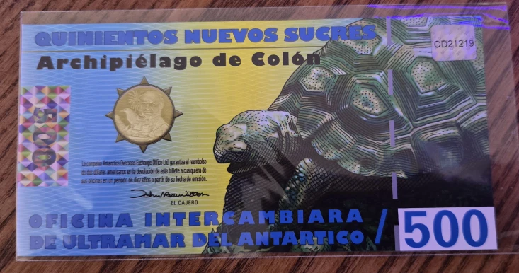 Quinientos Nuevos Sucres - Archipelago de Colon - Fantasy