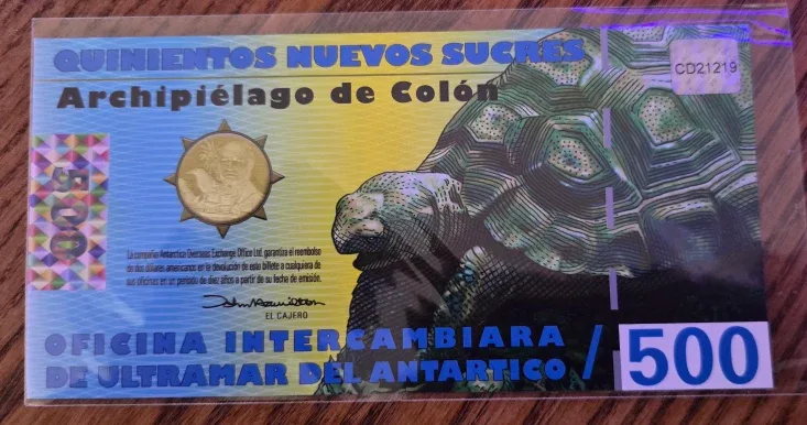 Quinientos Nuevos Sucres - Archipelago de Colon - Fantasy