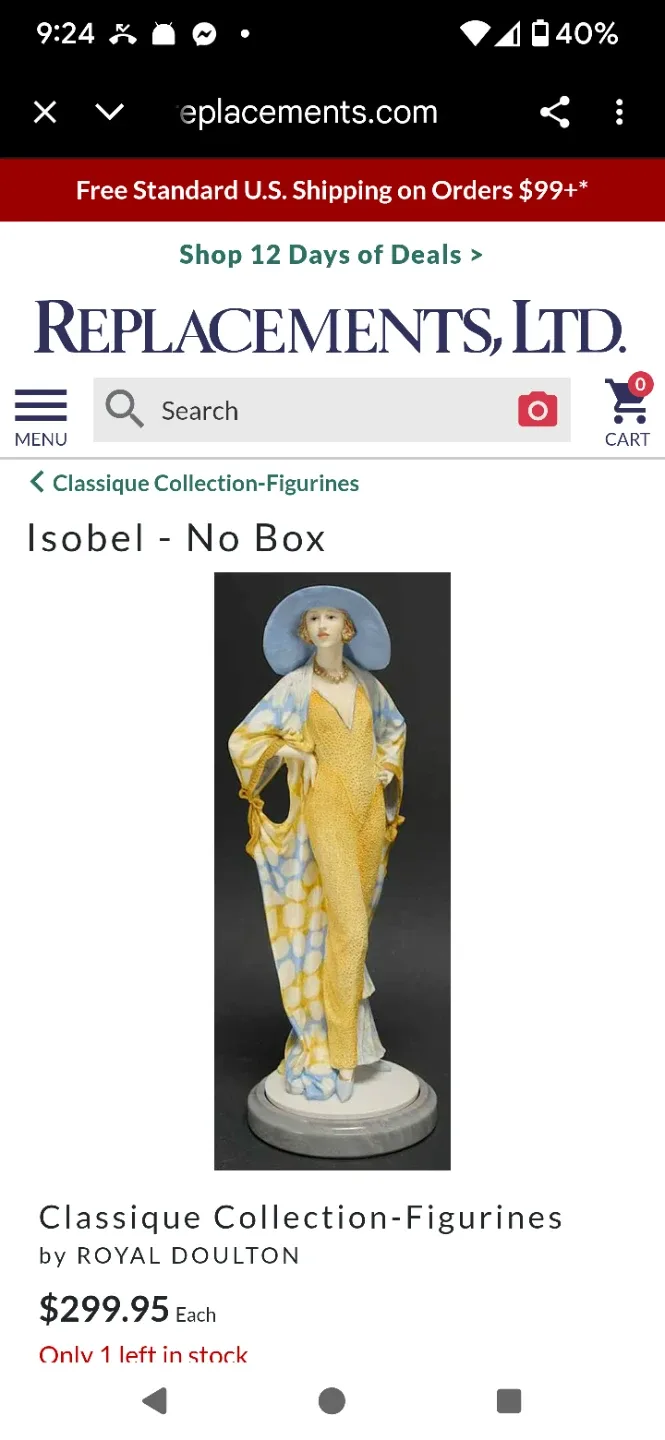 LIKE NEW COLLECTOR SIGNED Royal Doulton Figurine $125obo image indicator(9)