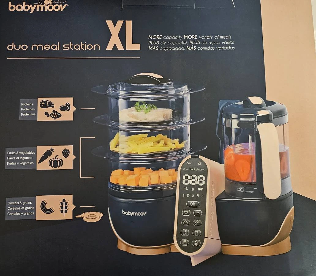 Babymoov Duo Meal Station XL Food Processor 6 in 1