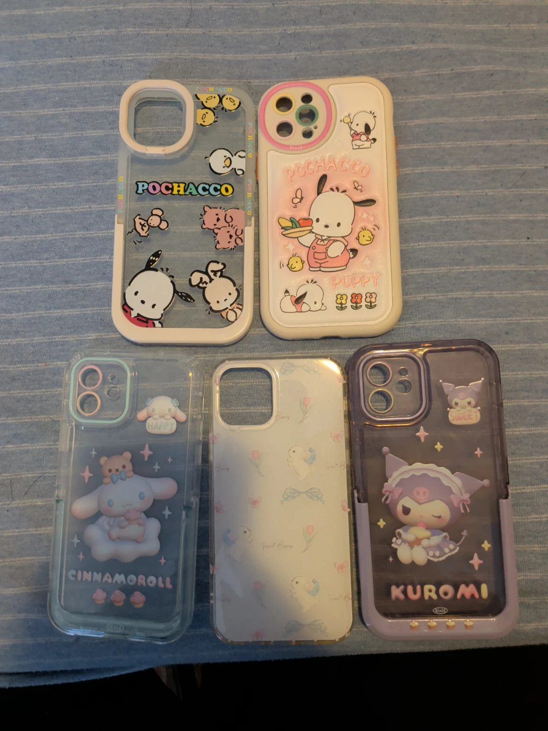 Sanrio iPhone 12 Cases: Pochacco, Kuromi, Cinnamoroll