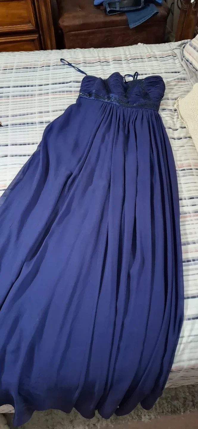 Navy Blue Formal Dress image indicator(7)