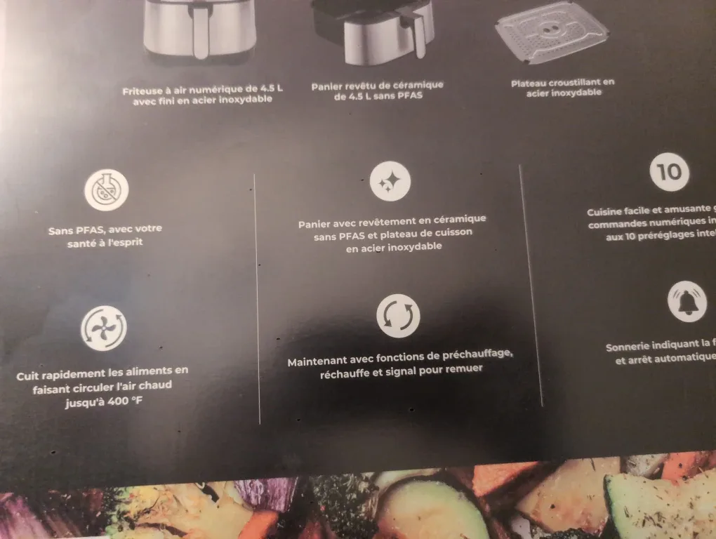 Kalorik 5-Quart Digital Air Fryer image indicator(4)