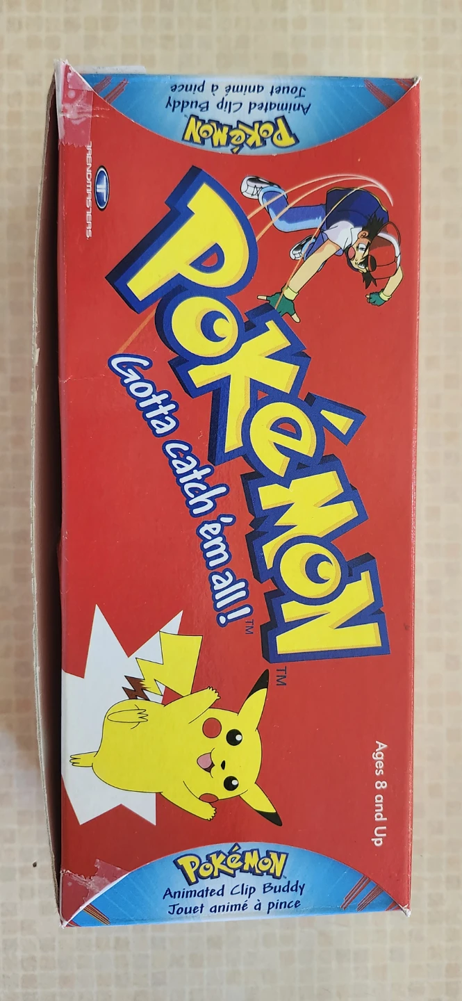 VINTAGE 1999 Pokémon Animated Clip Buddy - Like New in Box!