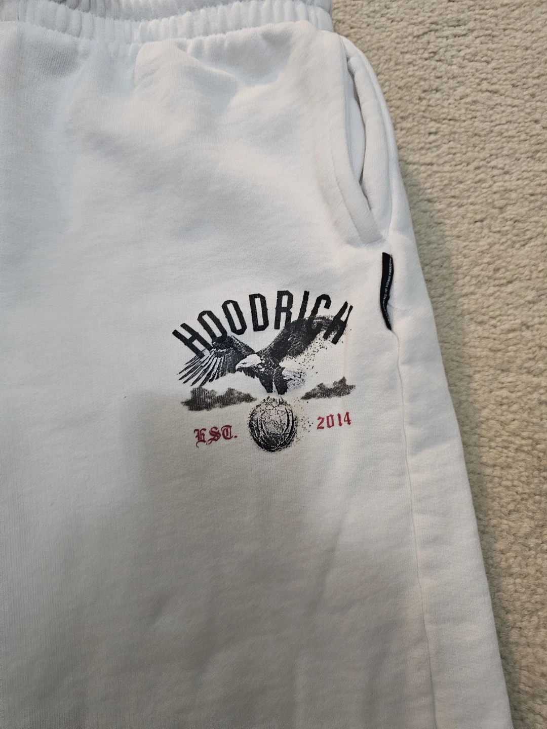 Hoodrich White Sweatpants - Size XL (13-15y) - photo 2