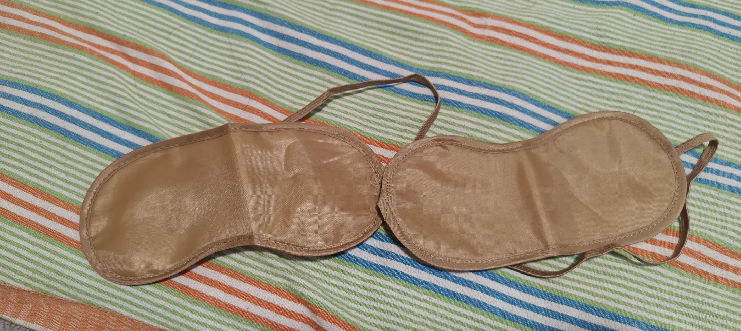 Two Beige Sleep Masks - photo 2