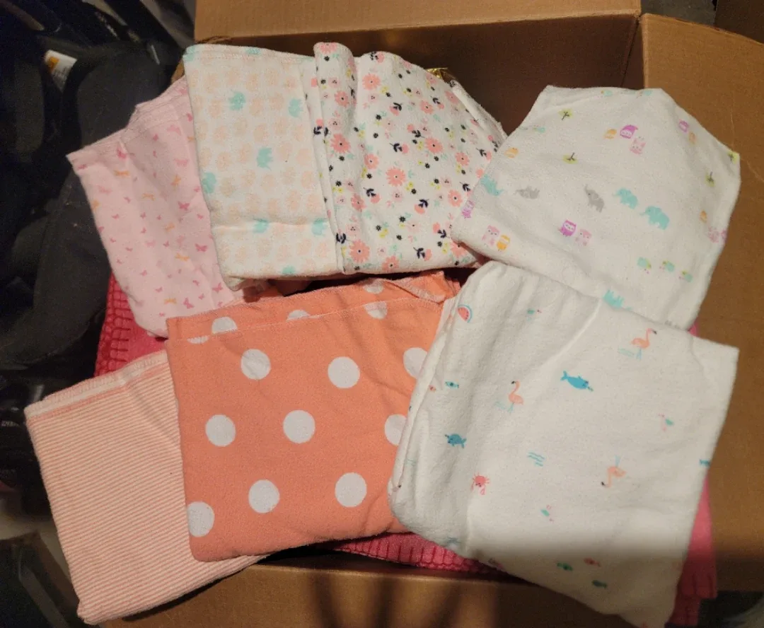 7 Baby Girl Receiving Blankets FOR FREE