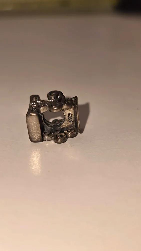 925 Silver Letter T Charm #Cleanout image indicator(3)