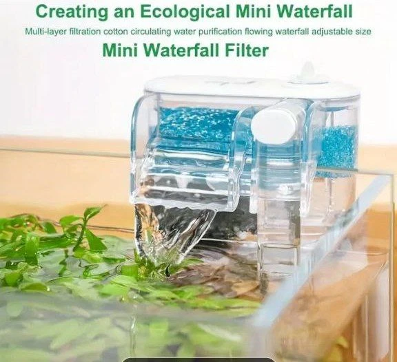 Quiet Aquarium Waterfall Filter, Mini Fish Tank Filter - photo 5