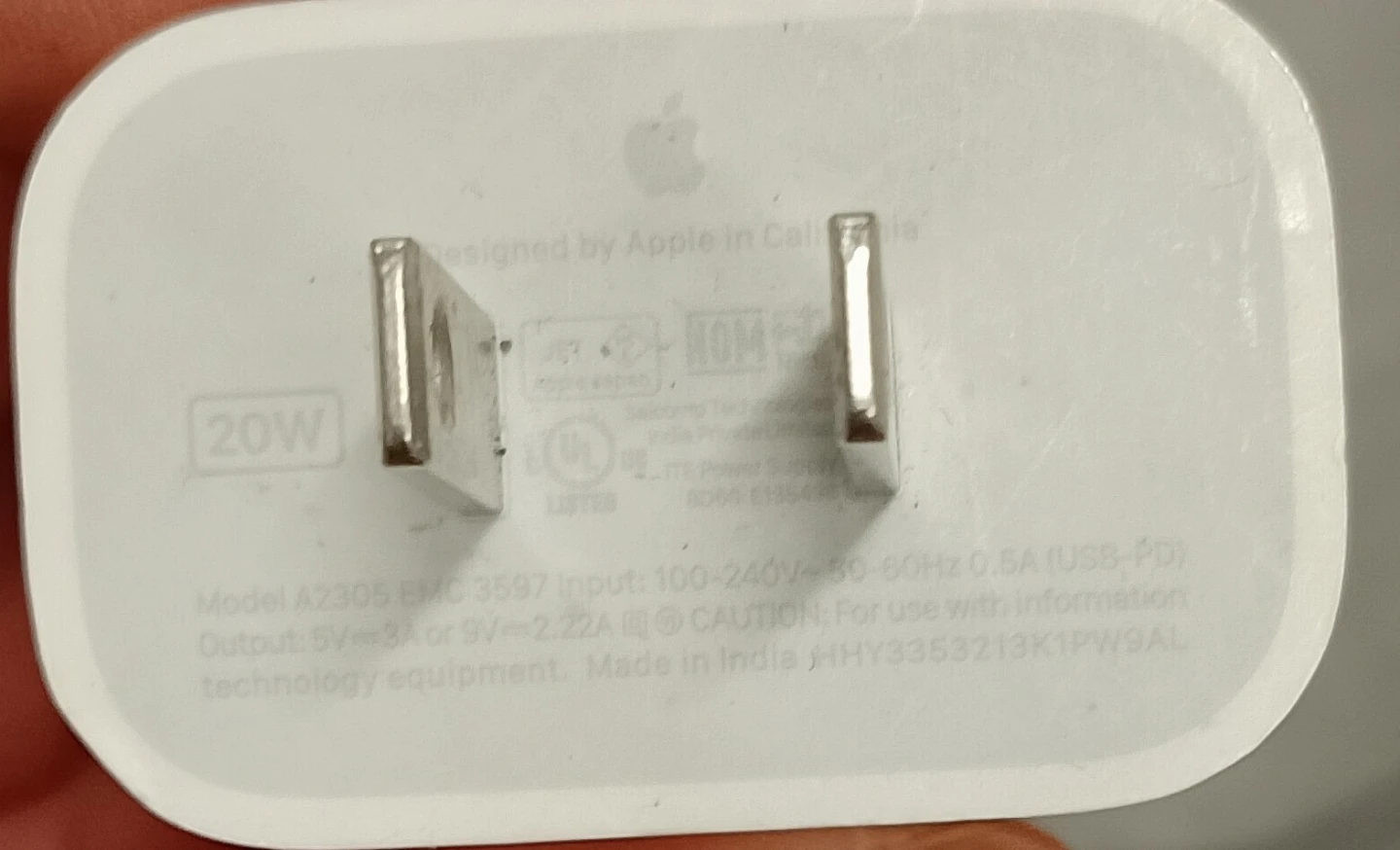 Apple 20W USB-C Power Adapter