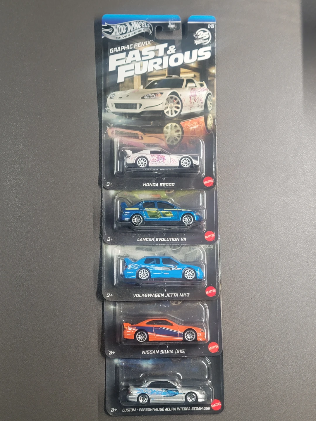 Hot Wheels Fast & Furious Graphic Remix Set