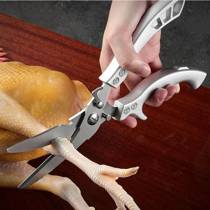 Duty Stainless Steel Kitchen Scissors – Professional Cooking